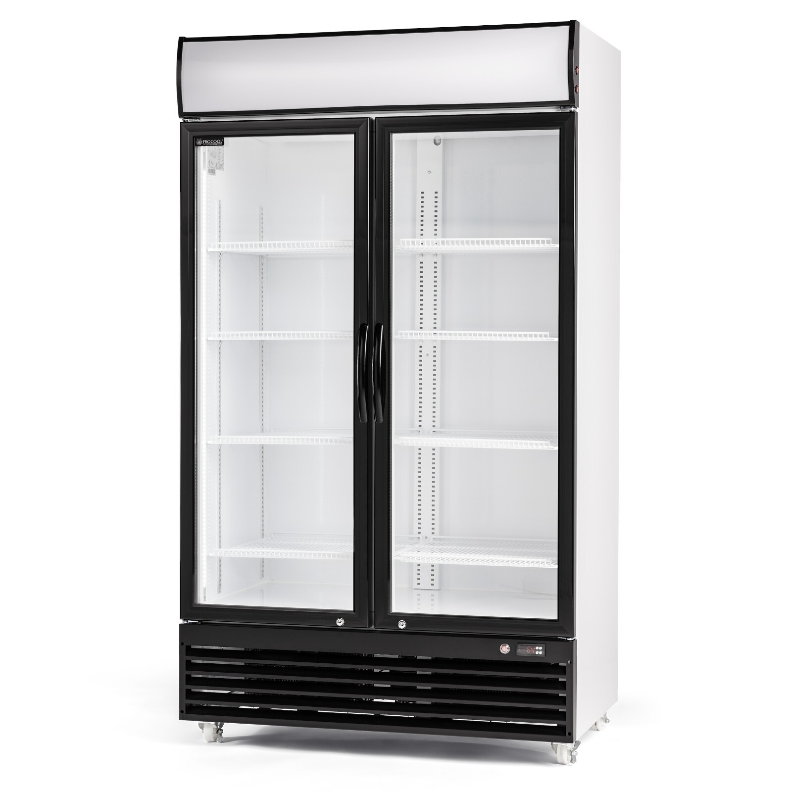 Procool CSD-1000 2 Door Display FLOWER Cooler Merchandiser Refrigerator