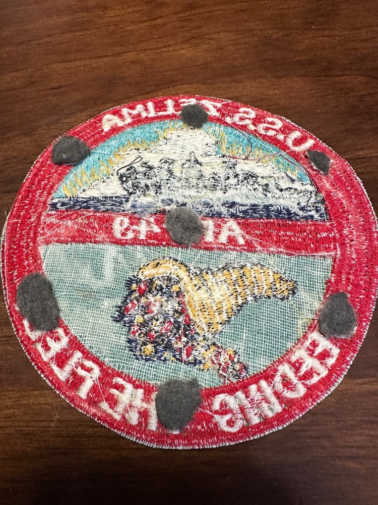 Vintage US Navy USS Zelima AF-49 Store Ship Patch