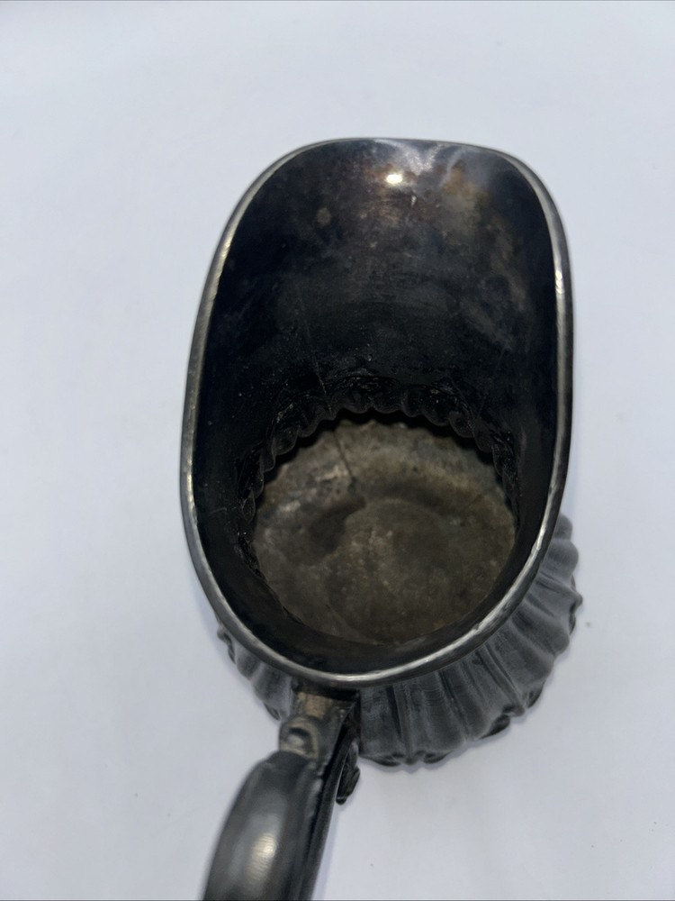 Rogers Smith Co Silver Plate Pitcher Melon Shape 6”.5” Tall