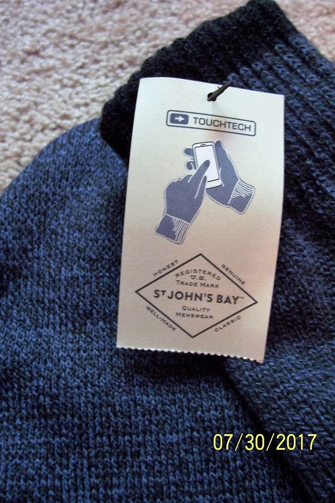 St John's Bay Knit Cap & Gloves Combo - NWT