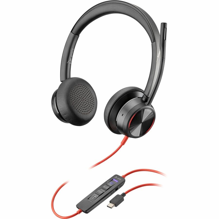 Poly Blackwire 8225 Microsoft Teams Certified Headset 7E2K8AA#ABA