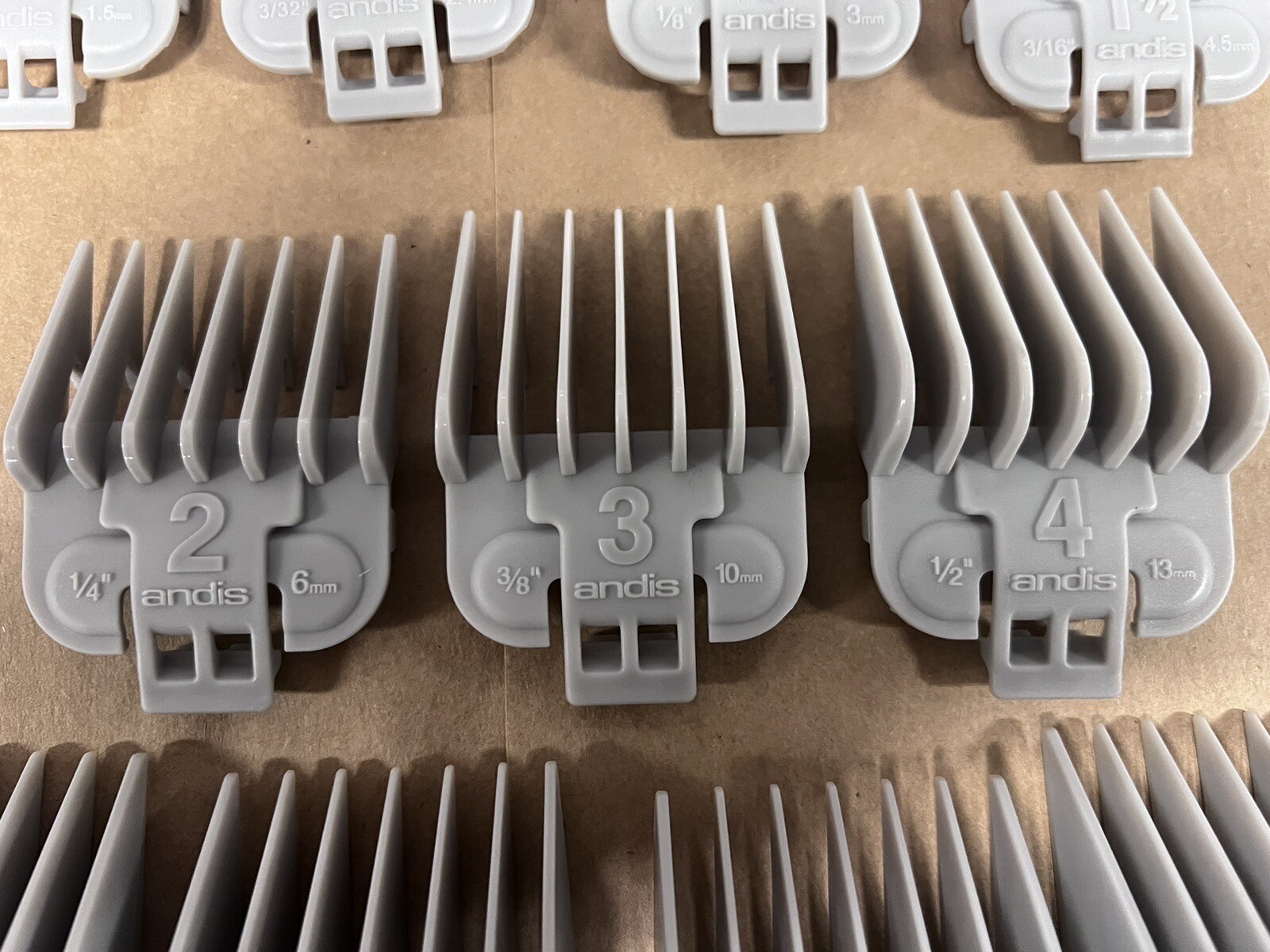 NEW Andis Snap On Blade Attachment Guide 11 pcs Comb US-1 LCL AAC-1 Clippers LI