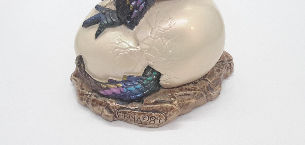 Hatching Dragon Figurine Windstone Editions Peacock