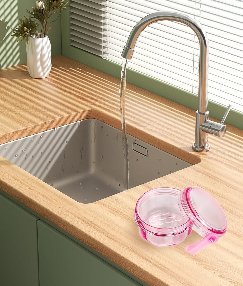 No Leak & Non-Slip Partial Denture Case Retainer Bath Box Cup, Denture Soaking C