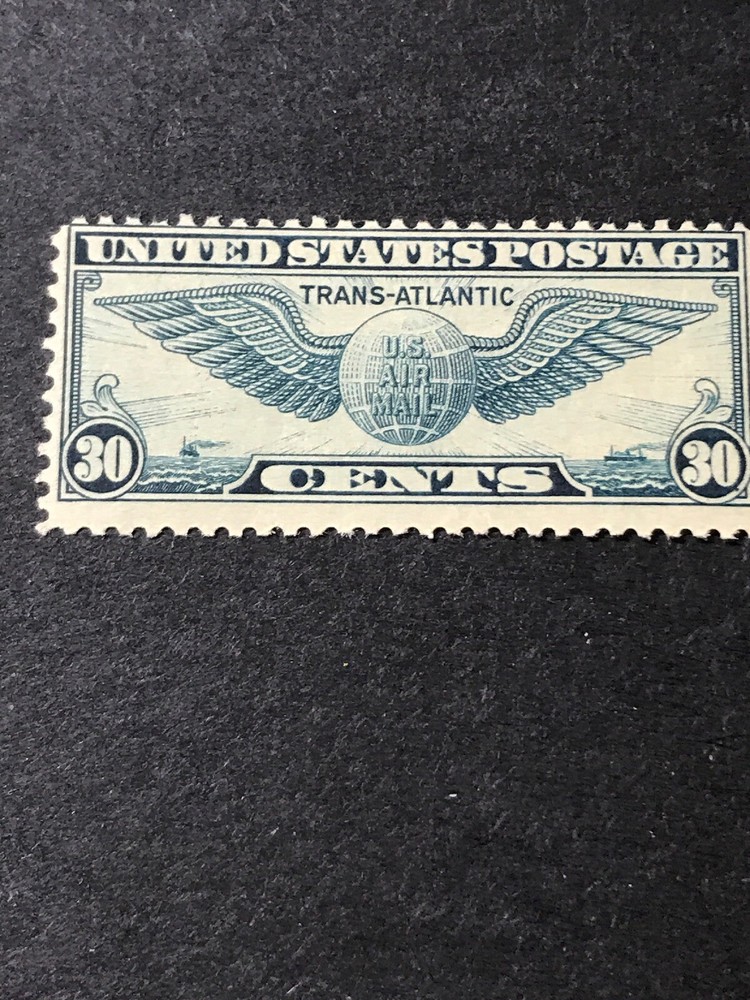 Scott#C24 Winged Globe 30¢ Blue MNH