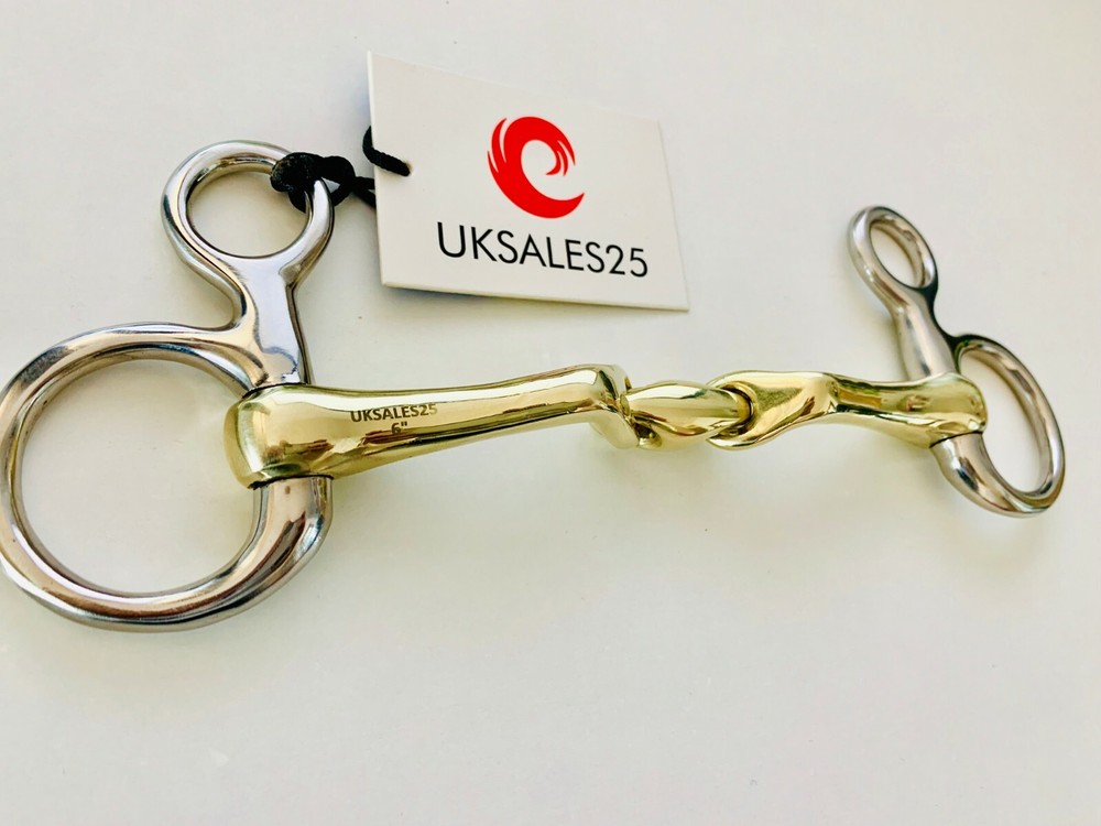 Hanging Cheek Snaffle Bit Verbindend Angled (UKSALES25®) *SAME DAY DISPATCH*