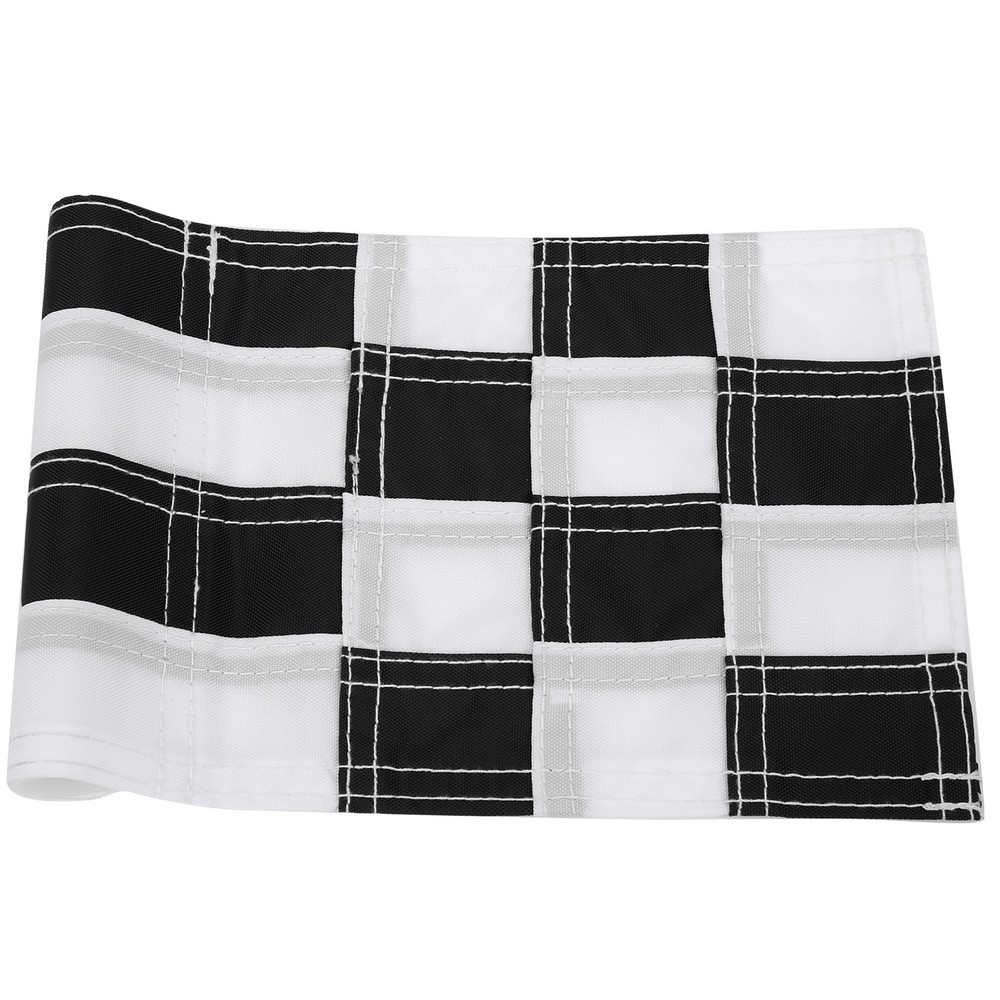 Checkered Backyard Practice Hole Pole Cup Flags Putting Green Flags