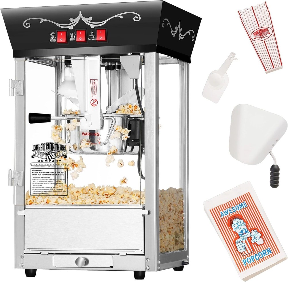 Matinee 8oz Popcorn Machine Stainless