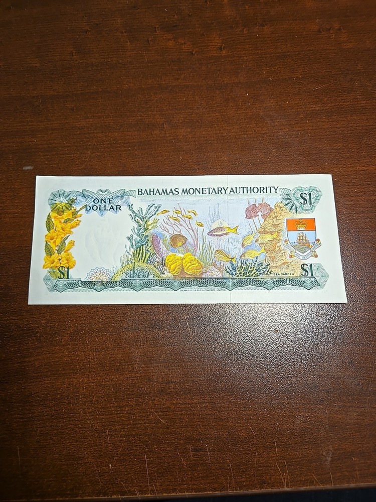 BAHAMAS 1 DOLLAR 1968 CRISP