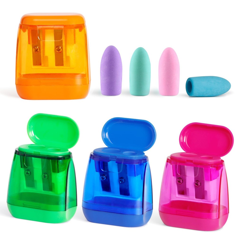 Pencil Sharpeners, Aipker Manual Sharpeners & Basic-Pencil Sharpener, Colored
