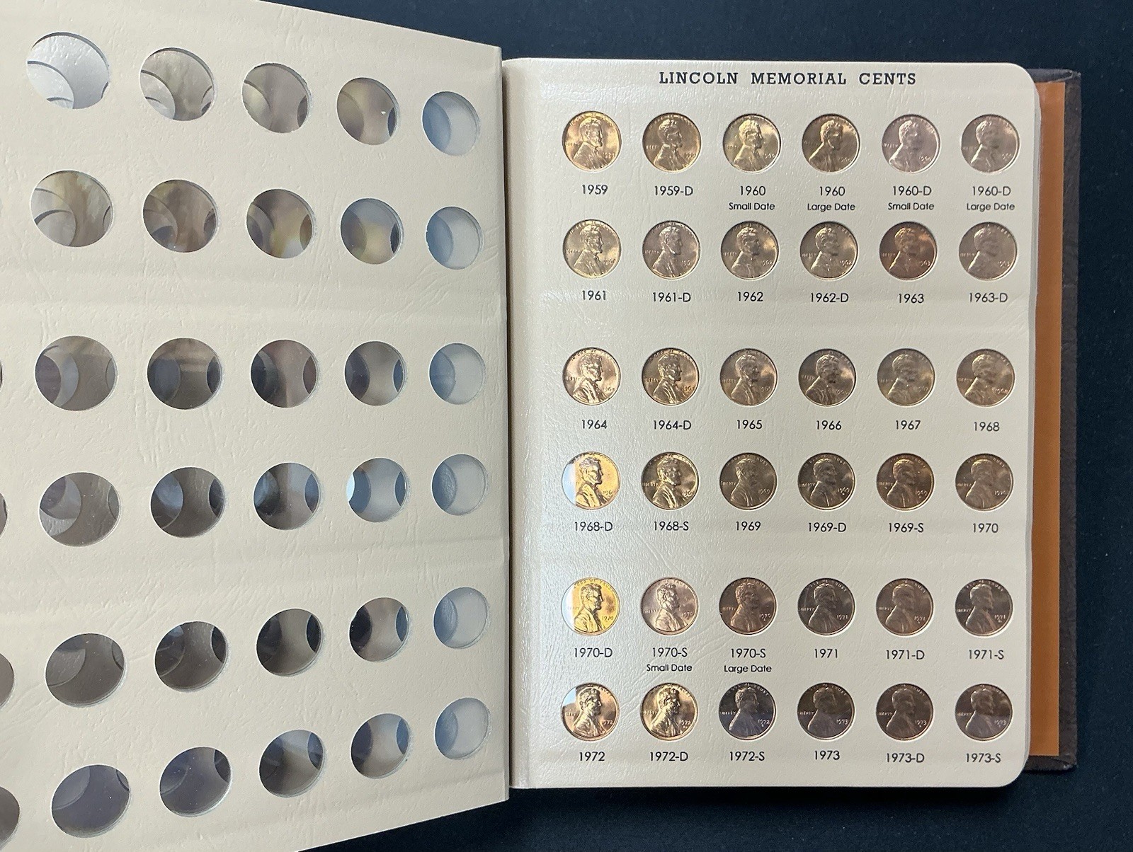 Dansco Album 8100 ~ Lincoln Cent Book 1909-2009 ~ Partially Complete!