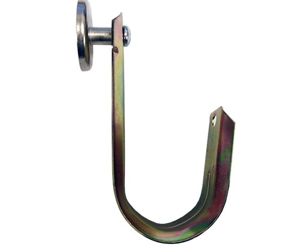 Magnetic J-Hook, Side Mount, 2"
