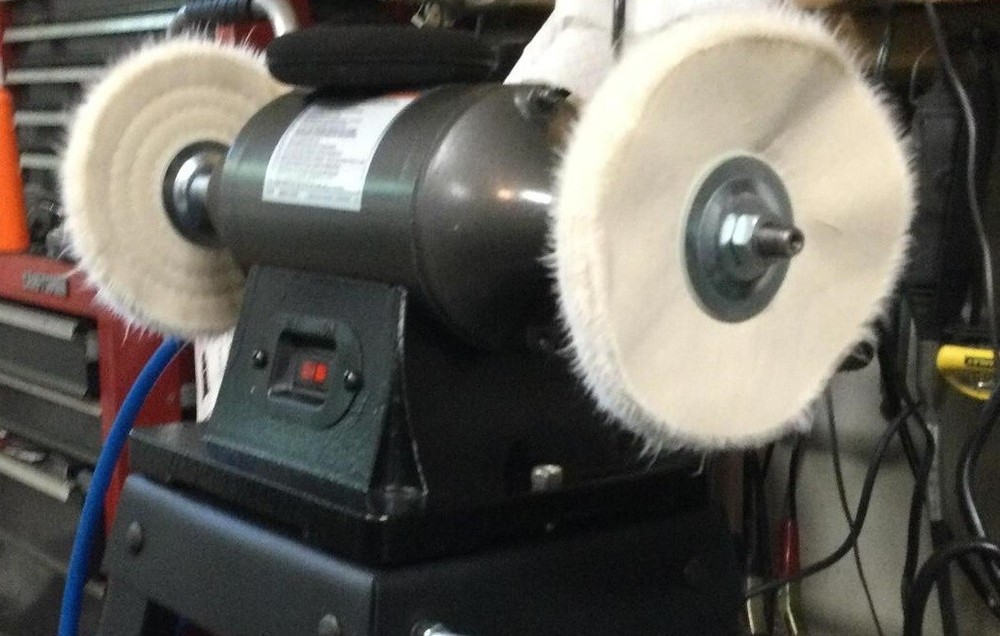 6"  Buffer Bench Top Machine Polisher Tool for Metal Plastic Polishing