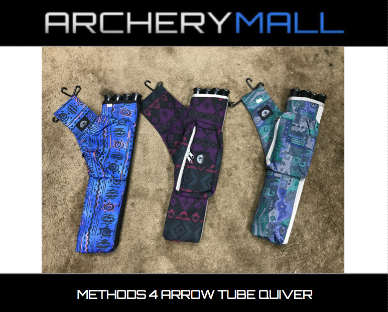 Methods 4 Arrow Tube Quiver (MULTIPLE COLORS)