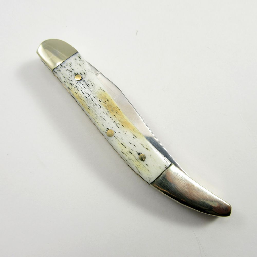 FOLDING POCKET KNIFE | 5.25" Rite Edge Bone Handle Silver Toothpick Blade