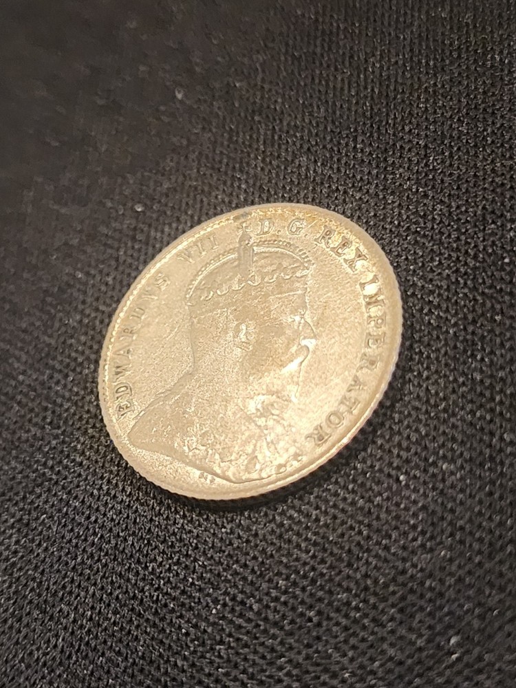 1908 Canada 10 Cents Silver Coin