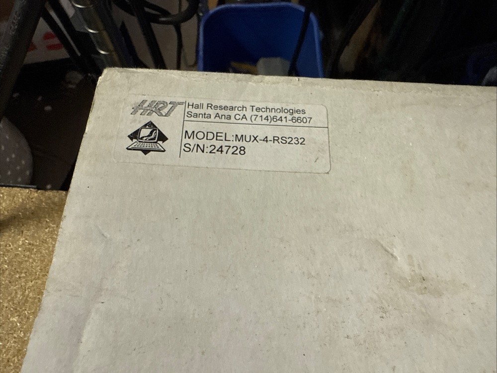 Hall Research MUX-4-RS232 Phoenix Serial Control System NEW