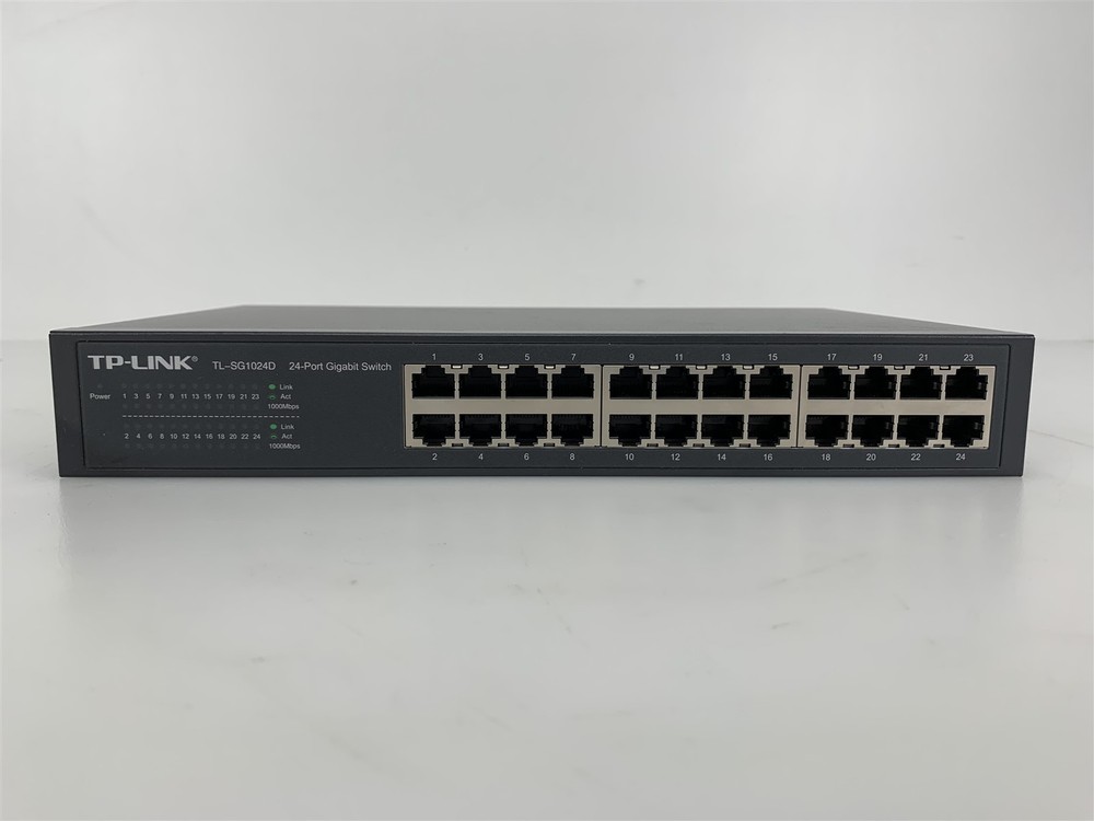 TP-LINK Technologies TP-Link 24-Ports Rack-mountable Ethernet Switch TL-SG1024D