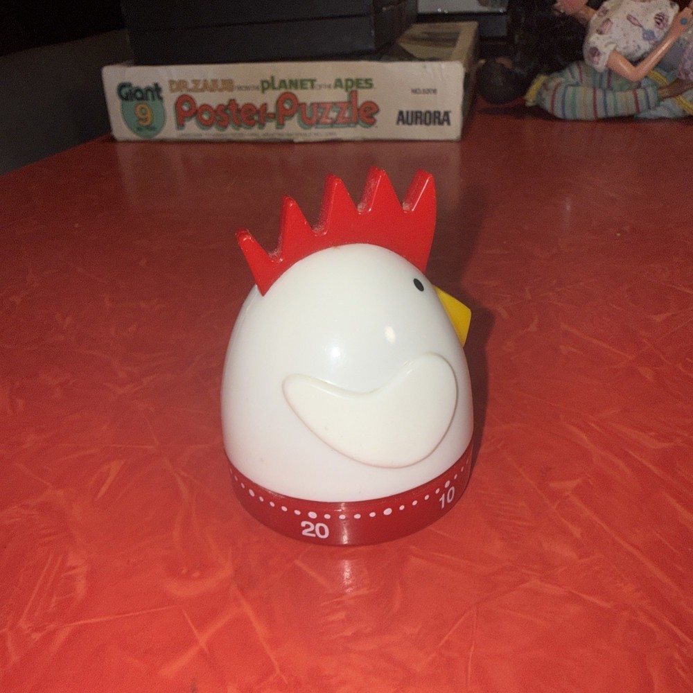 Cartoon Rooster Timer Kitchen Mechanical Timer Reminder Alarm Countdown Egg Cook