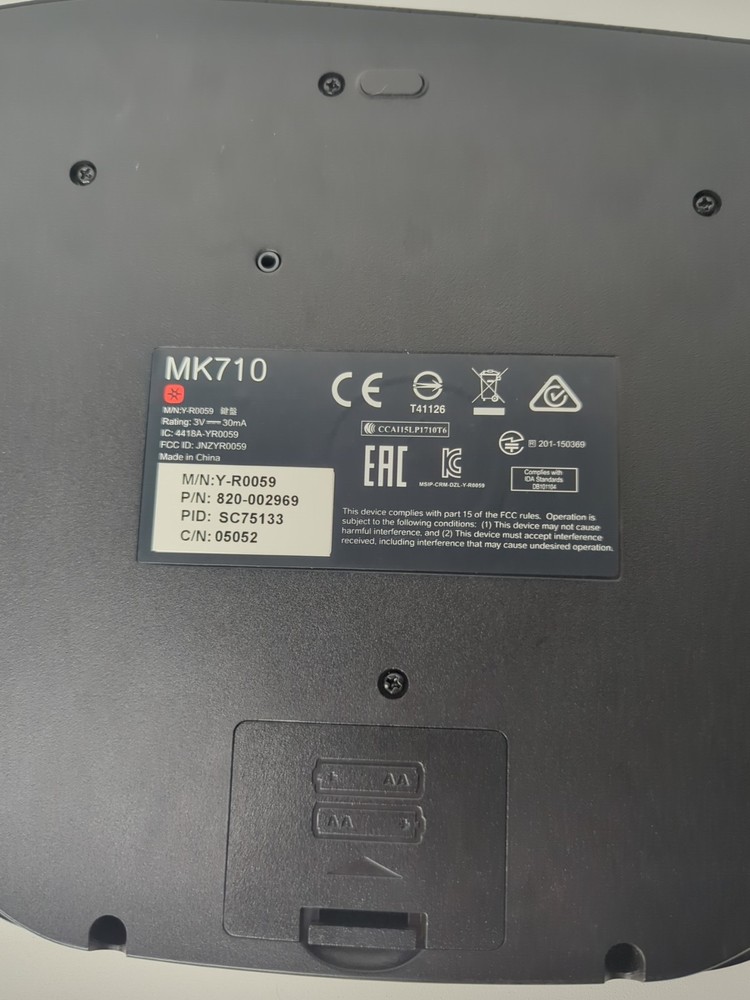 Logitech MK710 Wireless Keyboard (NO DONGLE)