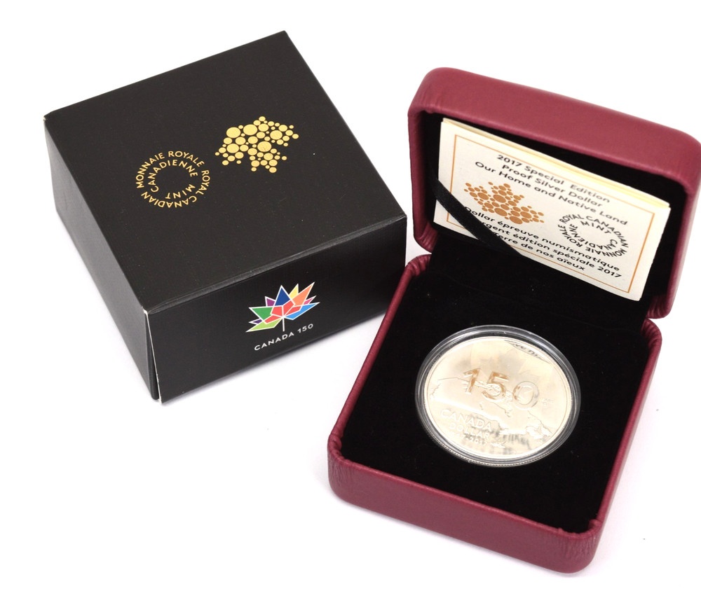 2017 Canadian Special Edition Proof Silver Dollar w COA