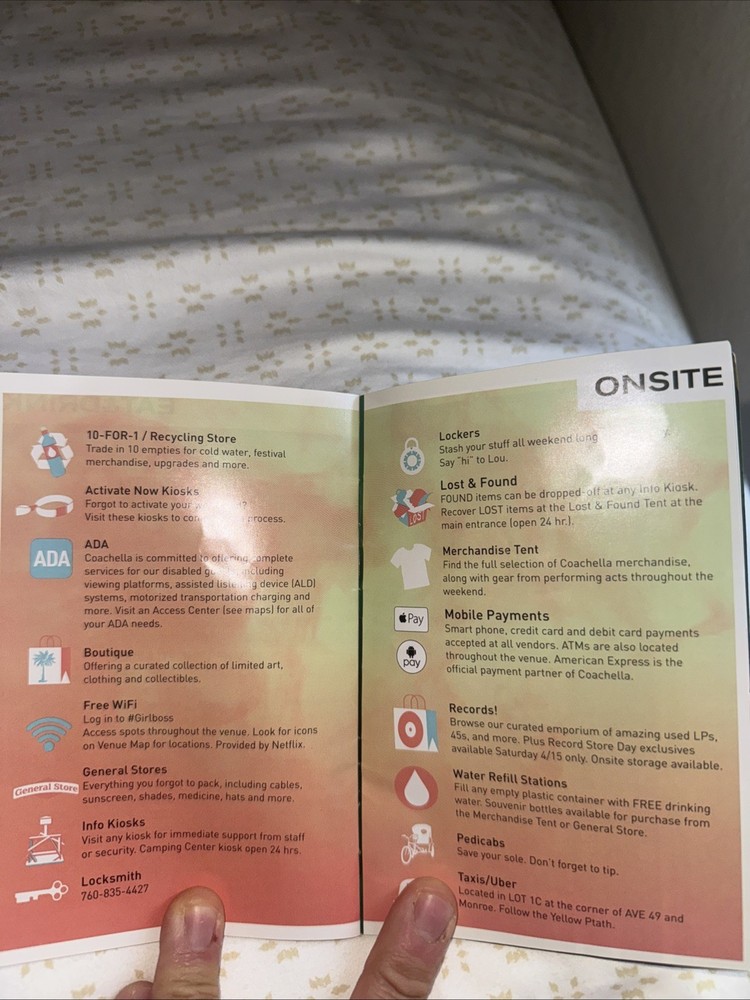 Official Coachella 2017 Weekend 1 Program book