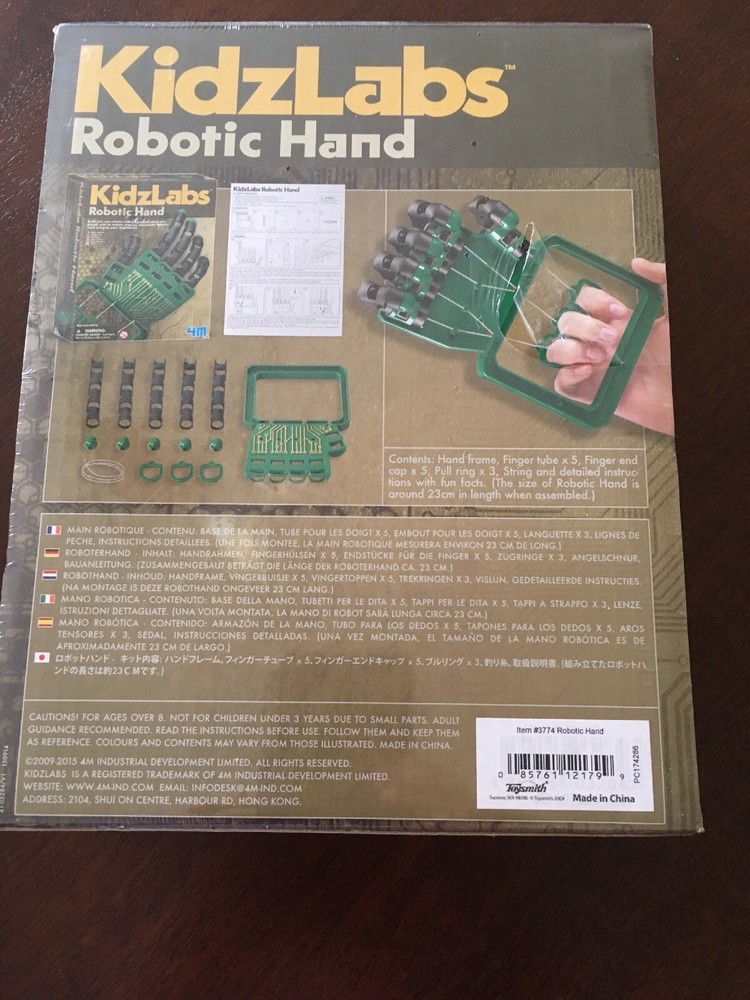 4M Robotic Hand Kit ~ NIB