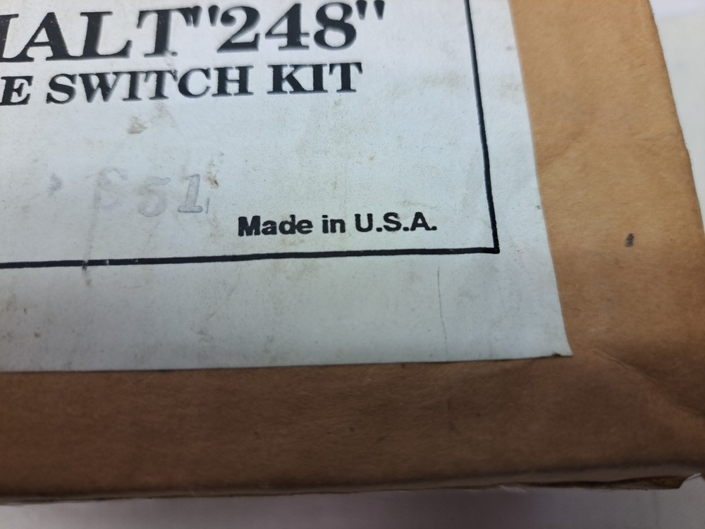 BAYHALT "248" PRESSURE SWITCH KIT NEW