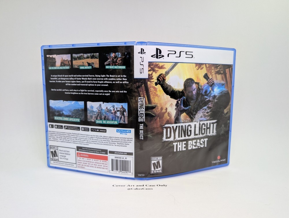 Replacement Case - NO GAME - Dying Light The Beast - PS5 Game Case