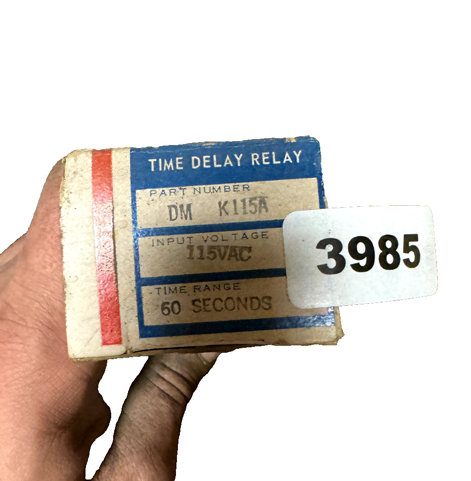 Master Electronic Controls DM K115A Time Delay Relay 115 Vac