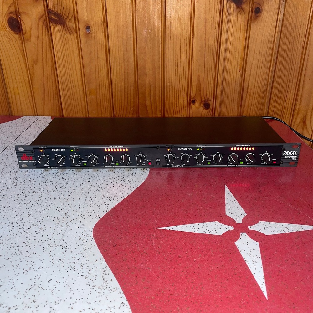 DBX 266XL 2-Channel Compressor/Gate Dynamics Processor - Tested/Working