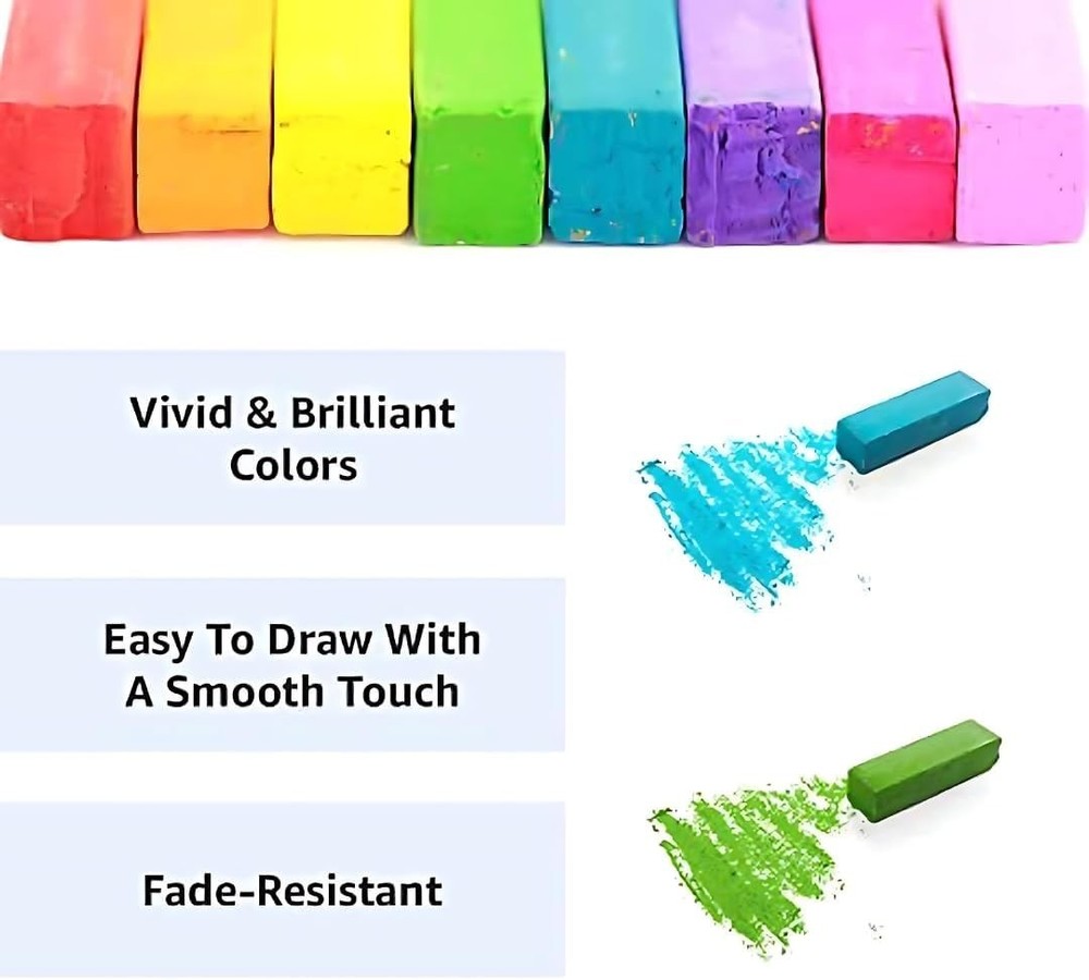 Creative Soft Pastel Set with 64 Lightfast Colors - Smooth & Easy Application