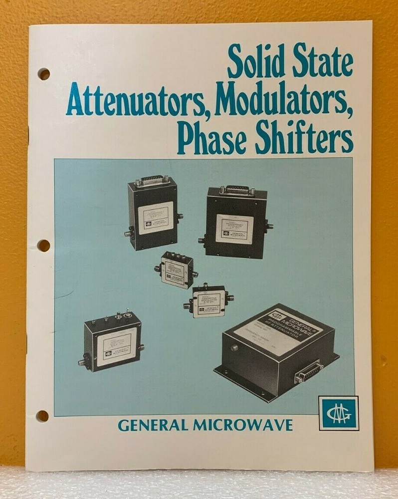 General Microwave Corp. 1981 Solid State Attenuators, Modulators, Phase Shifters