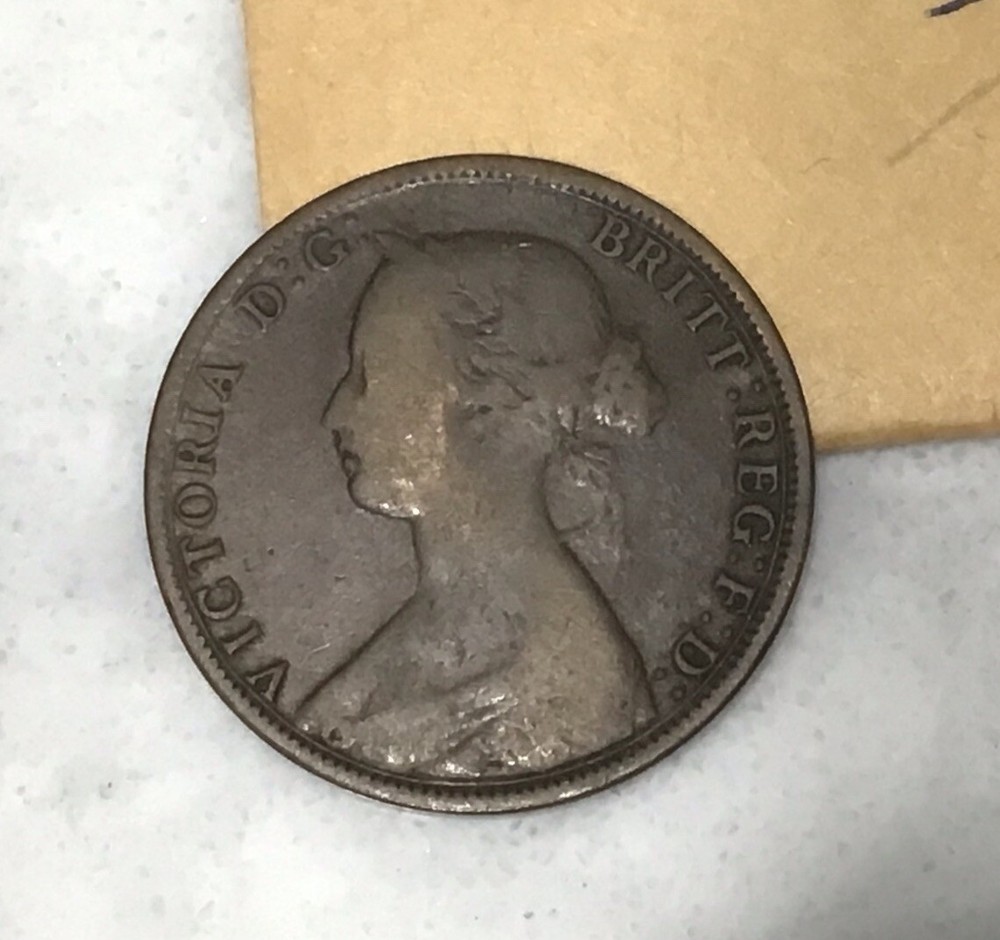 1861 Nova Scotia Canada One Cent Coin