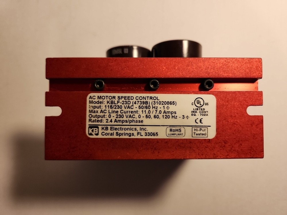 KBLF-23D (4739B) KB Electronics AC Motor Speed Control