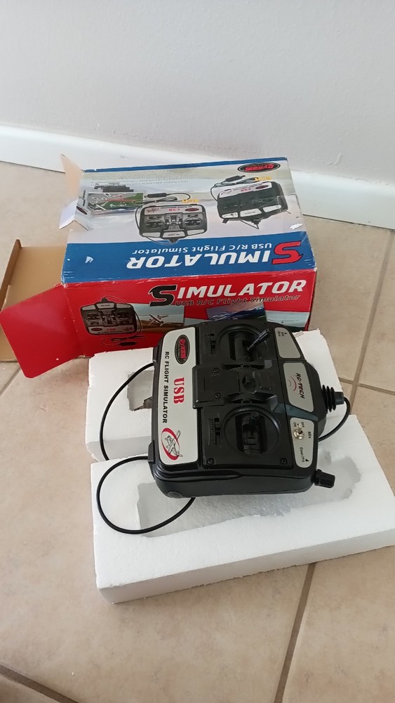 Dynam RC Flight Simulator USB with Controller for RC Helicopter Plane Training
