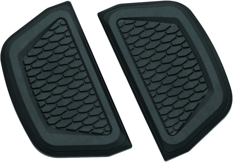 Kuryakyn Hex Passenger Board Inserts Black