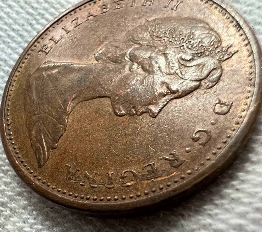 Strike Error - 1965 Canada 1 Cent - Pointed 5, Small Beads