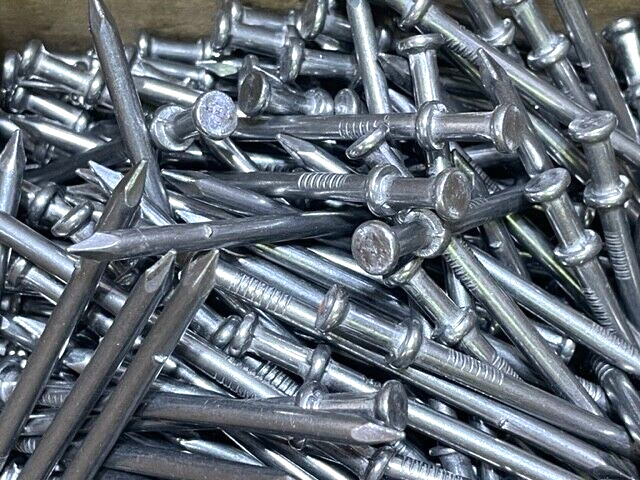 Nails Grip Rite 12D 2 7/8" Bright Duplex FREE SHIPPING 5 LBS