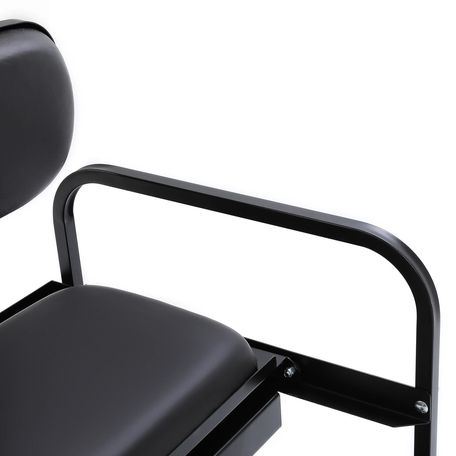 For Yamaha G2, G9 Golf Cart Flip Folding Rear Back Seat Kit Black Powder Coated