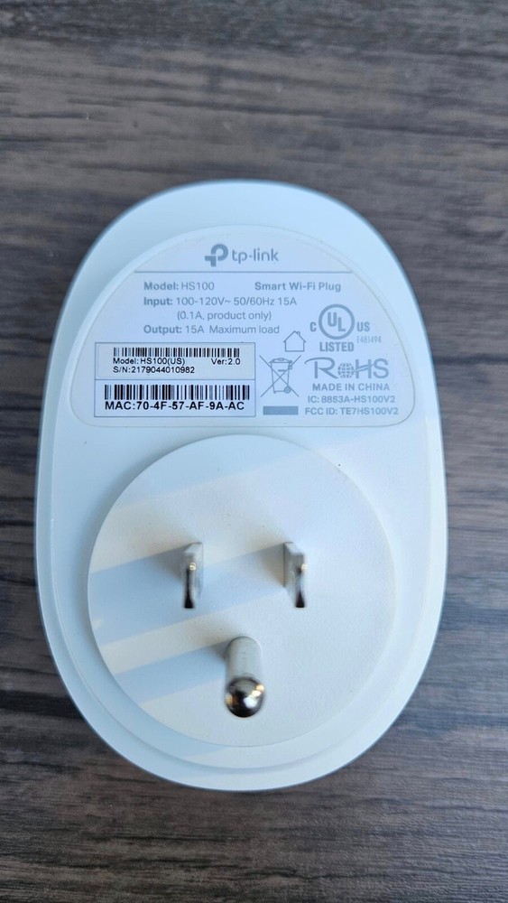 TP-Link HS100 Smart Wi-Fi Plug T49