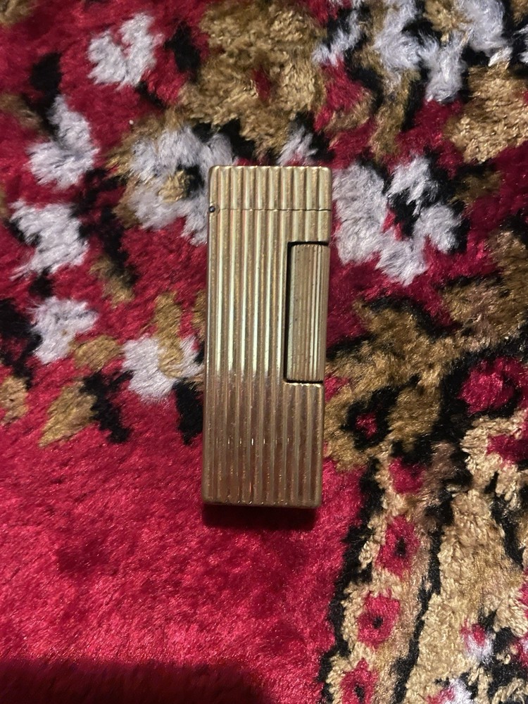Dunhill auto-rollalite working condition semi automatic petrol lighter art deco