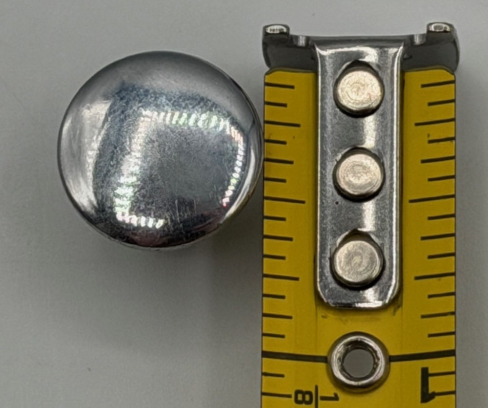 25 MCM/Art Deco Chrome Drawer Cabinet Knobs Pulls Collection From One Kitchen