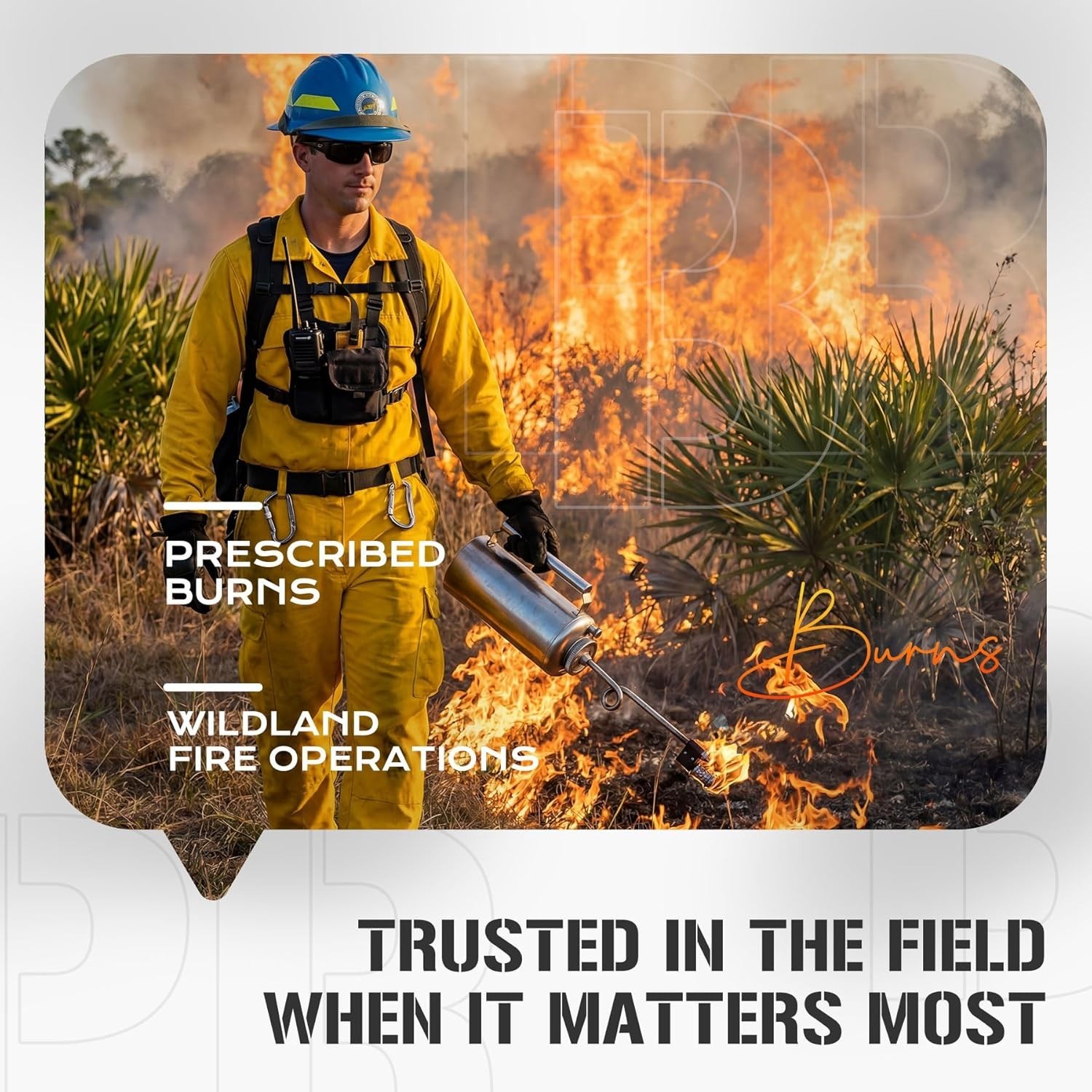 Heavy Duty Double Bottom Drip Torch 15 Gauge Aluminum Canister Big Mouth Easy