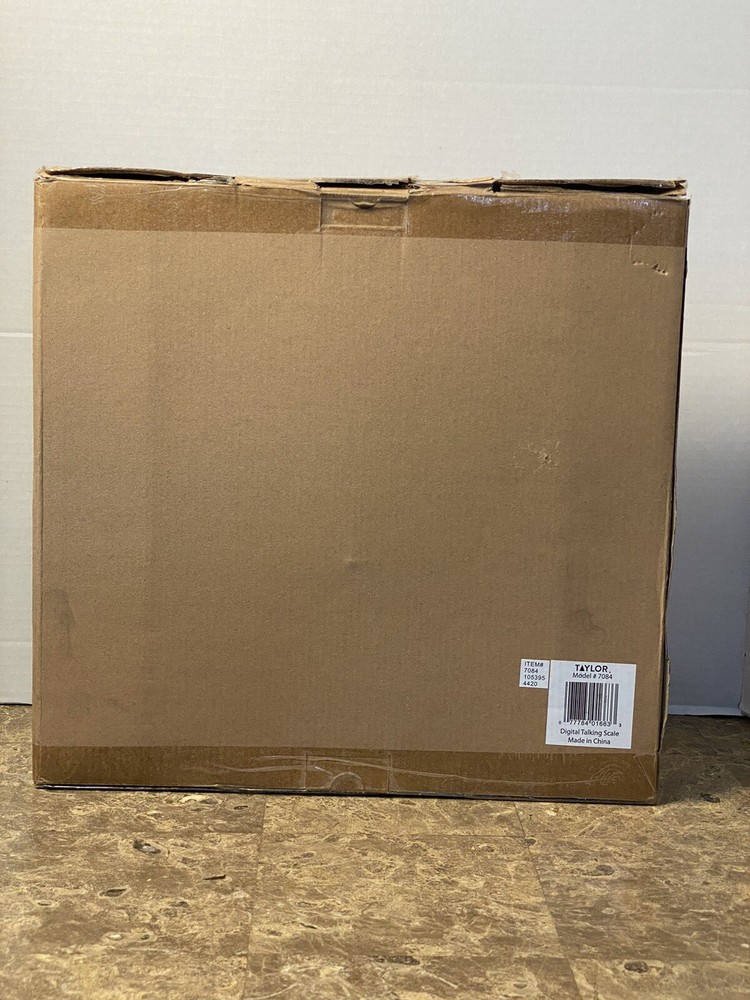 Taylor 7084 Talking Digital Scale 440 lbs Capacity