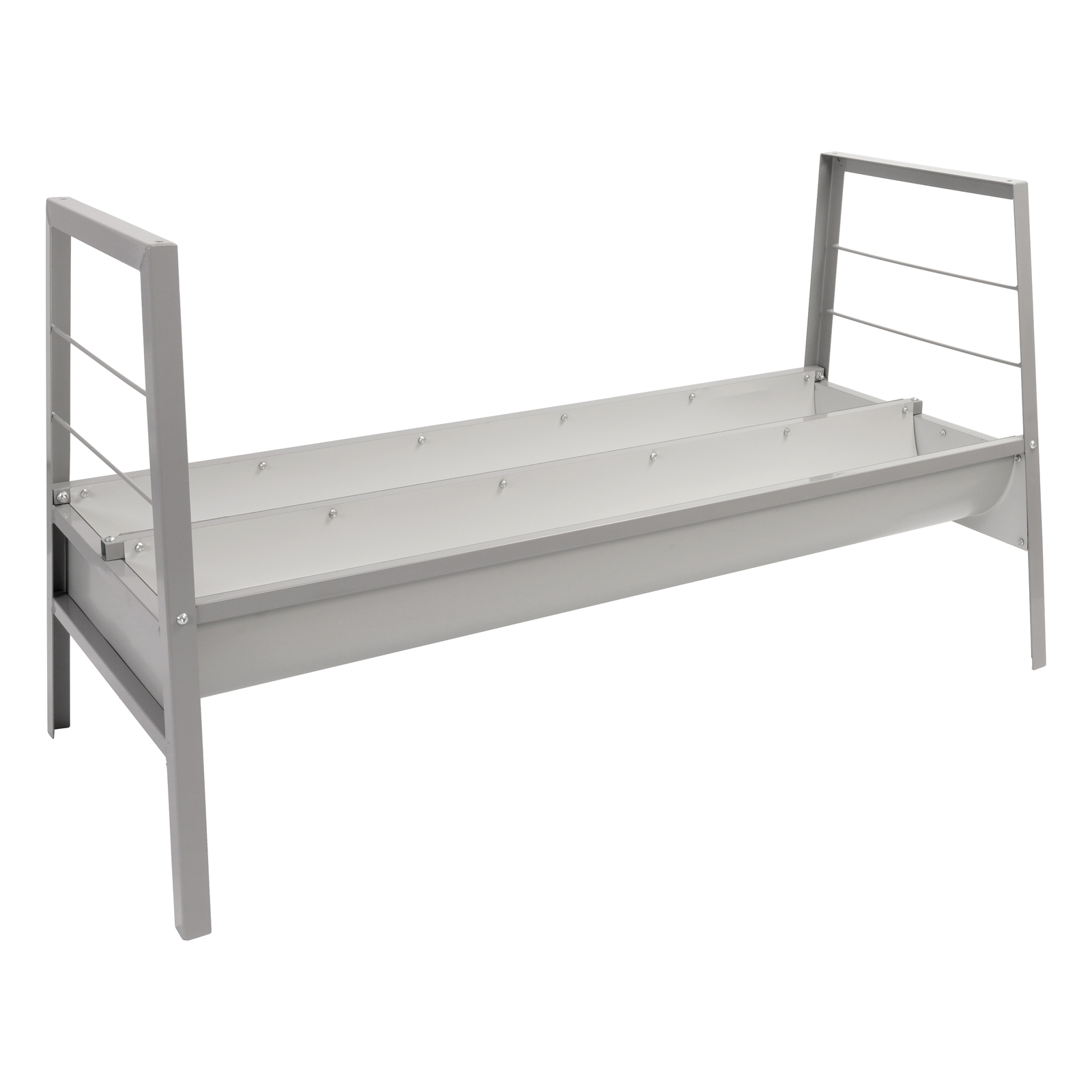 77 Gallon Pasture Hay Grain Feeder For Goats Outdoor Livestock Feeder 2 IN 1