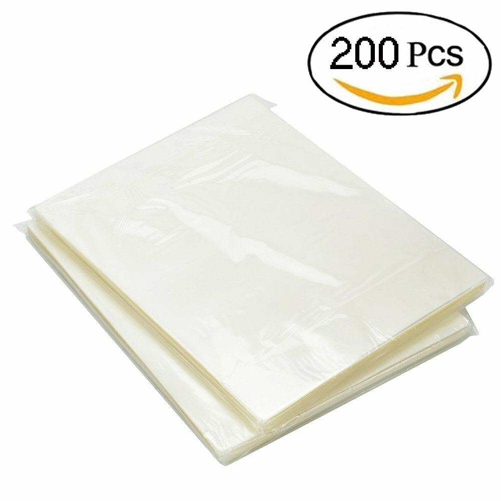 200 Pack Thermal Laminating Pouches 3 Mil Heat Seal A4 Letter Size 9x11.5 Sheets