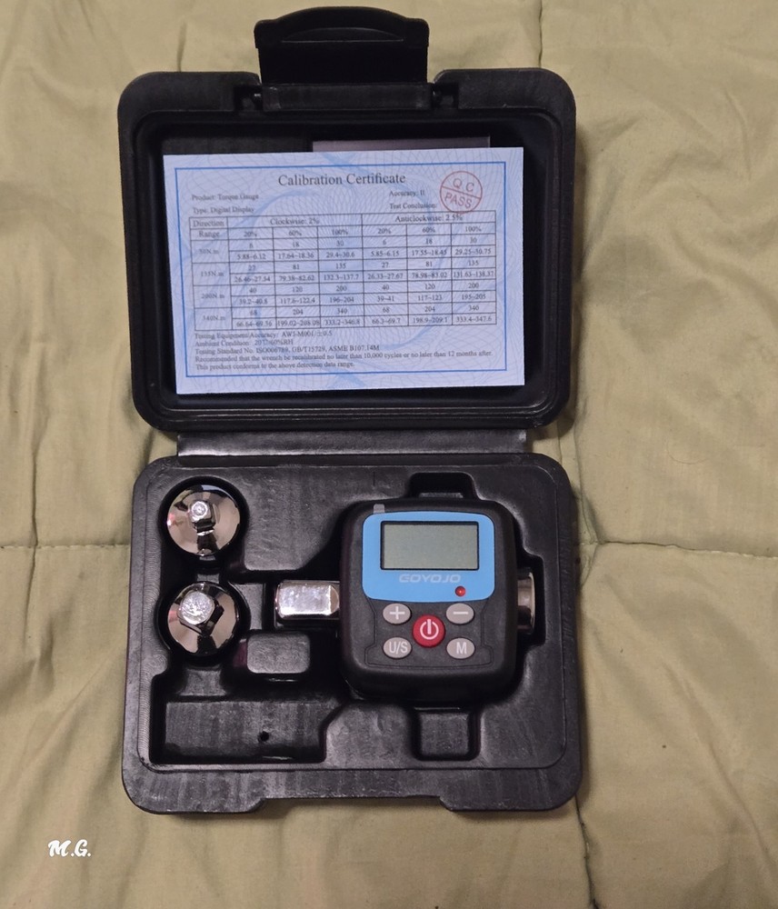 3/4" Digital Torque Adapter . Torque Meter Tester Convert