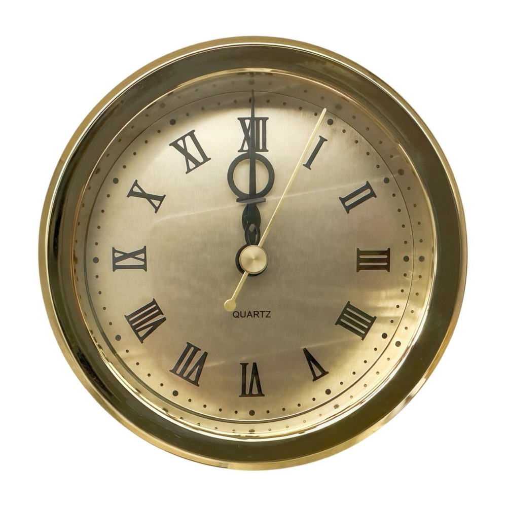 DIY Clock Movement Insert 103MM with Roman Numerals for Clock Design Solutions