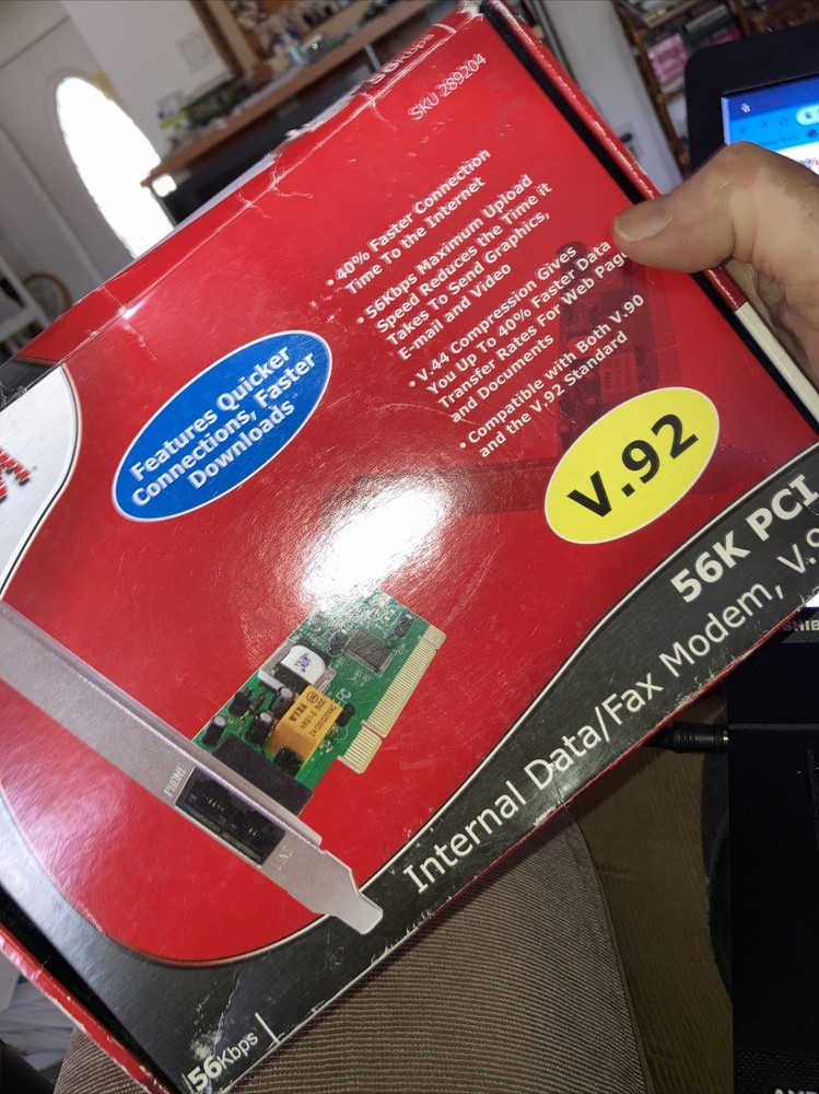 Modem Internal PCI 56K V.92 Data/Fax Modem